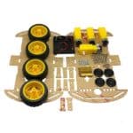 Four-Wheel Smart Car Chassis Kit ZK-4WD breakout