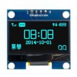 0.96 Inch OLED LCD Module (I2C, 4-Pin, Blue)