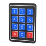 3x4 Matrix Membrane Keypad Module | 12 Button Numeric Pad - Image 2
