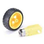 Tire + DC gear motor (Robot Wheel)