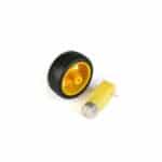 Tire + DC gear motor (Robot Wheel for smart car)