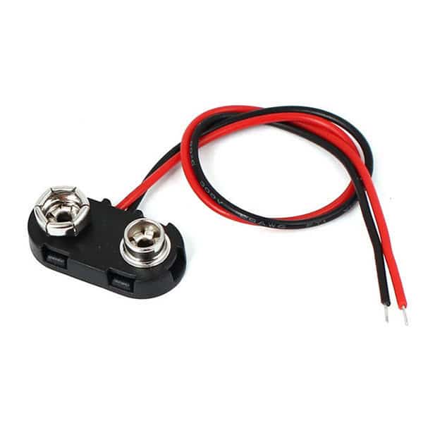 9-volt-block-battery-clip-plastic-t-type-cap-diy-connector-holder-cable-leads 9V battery snap connector